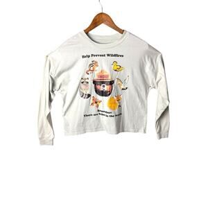 Smokey Bear “Help Prevent Wildfires” Tee Size S | Official Licensee Jerry Leigh